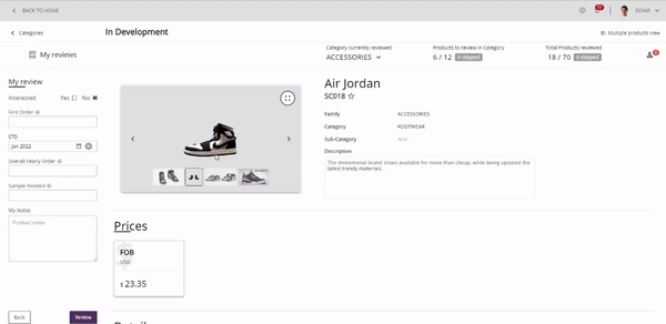 Sourcing and purchasing platform projects